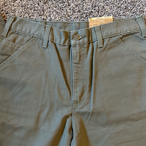 Carhartt Original Fit Washed Duck Utility Work Dungaree Sz 33X30 NWT - Picture 4 of 6